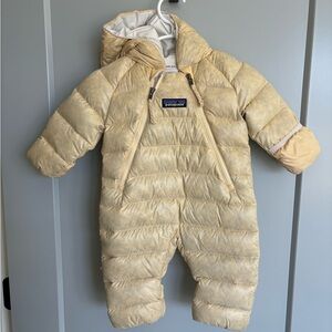 Patagonia newborn INFANT HI-LOFT DOWN SWEATER BUNTING white, cream neutral